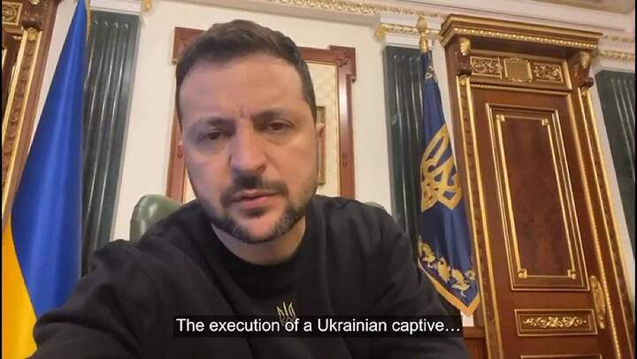 Volodimir Zelensky tacha a rusos de “bestias” tras video de decapitación de prisionero ucraniano