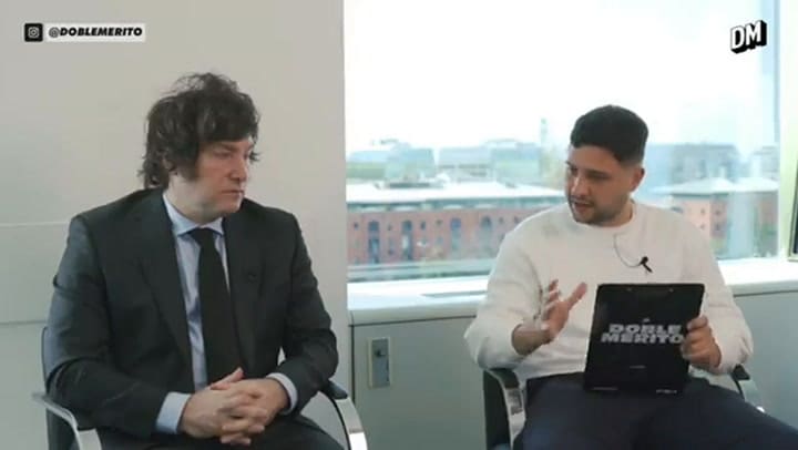 La vieja entrevista de Javier Milei en la que cuenta lo que siente por la comida