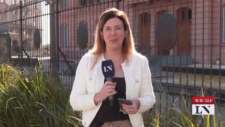 La periodista Cecilia Devanna en LN+