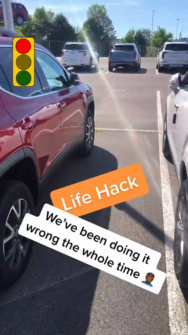 Video viral de Tik tok de estacionar