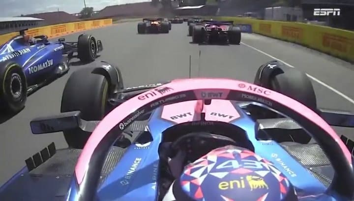 Franco Colapinto, en el GP de Canadá