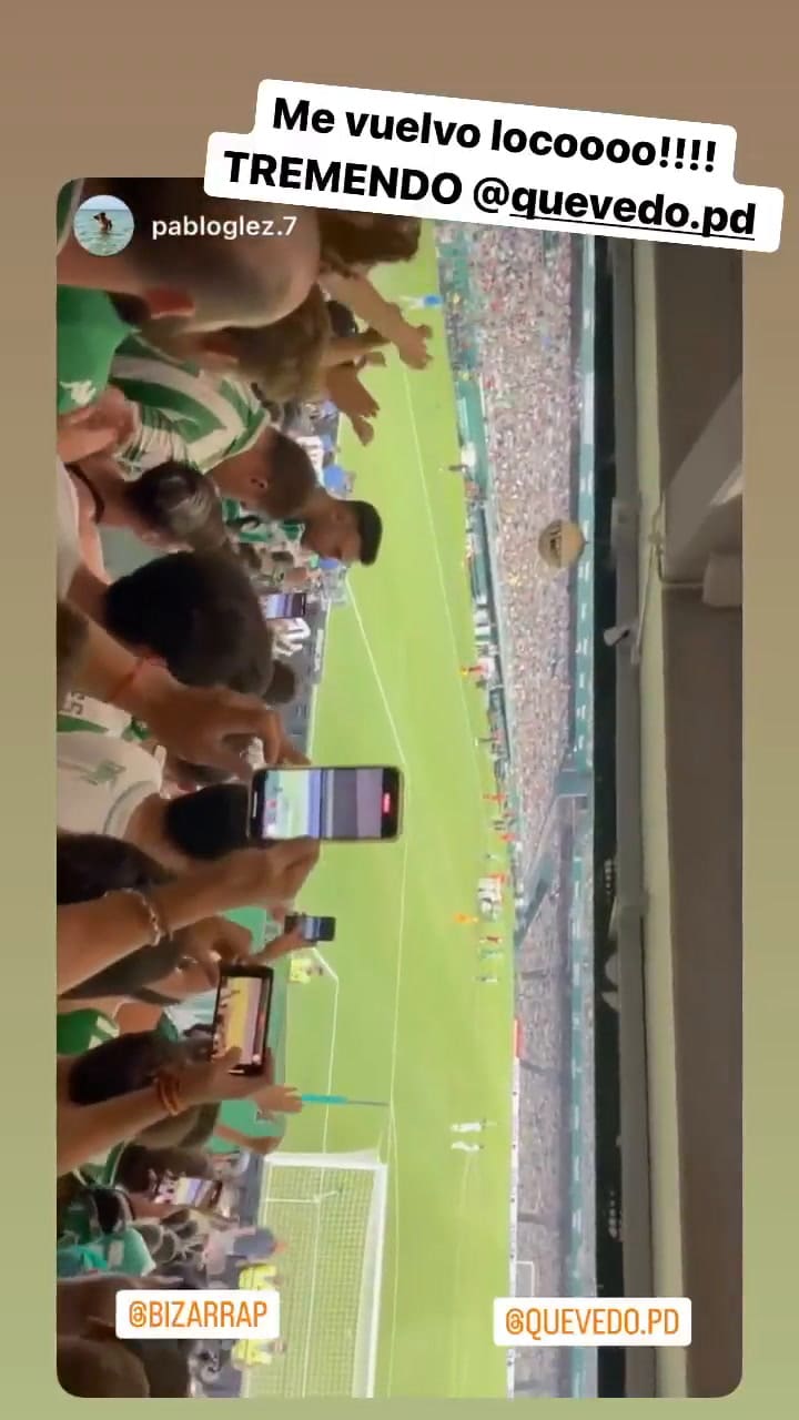 El tema de Bizarrap que llegó a las canchas de España después de ser #1 en Spotify