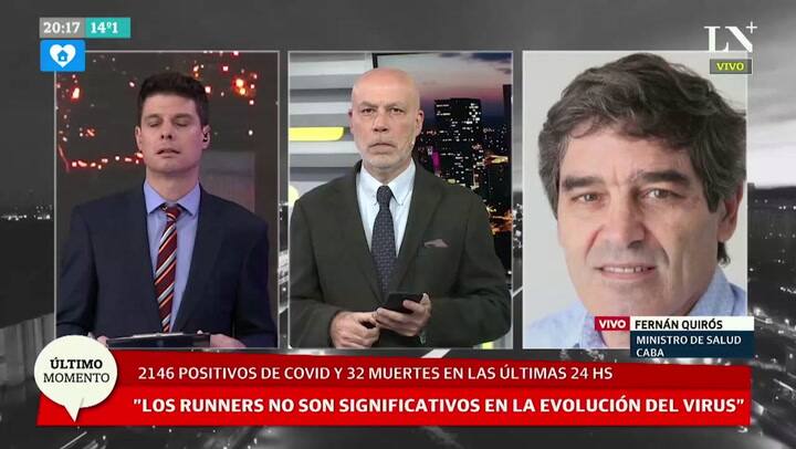 Quirós sobre la cuarentena hasta Septiembre: 'No se puede mirar más allá de dos semanas'