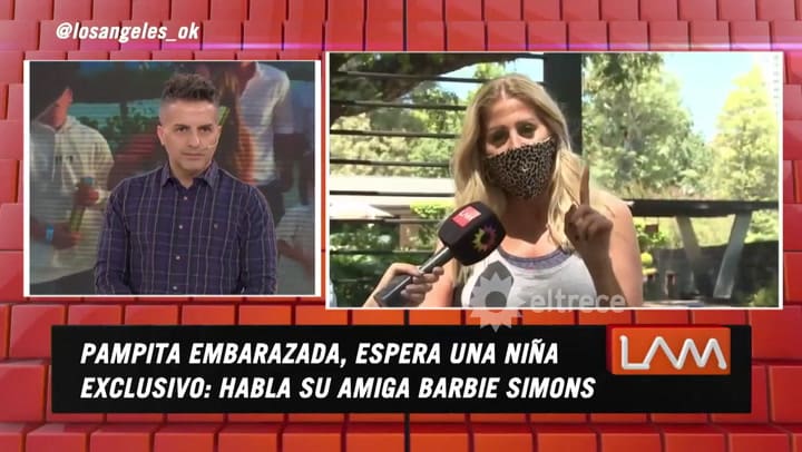 Barbie Simmons dio de talles del embarazo de Pampita - Crédito: YouTube El Trece