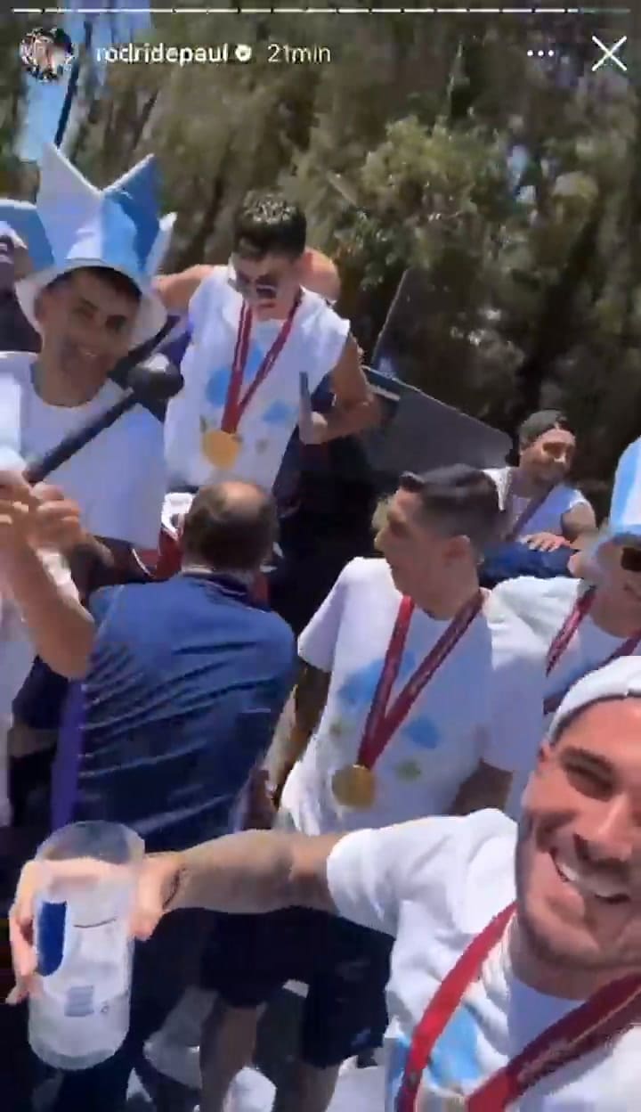 Los posteos de Rodrigo de Paul