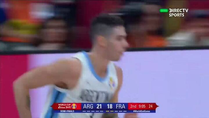 Gran acción individual de Luca Vildoza