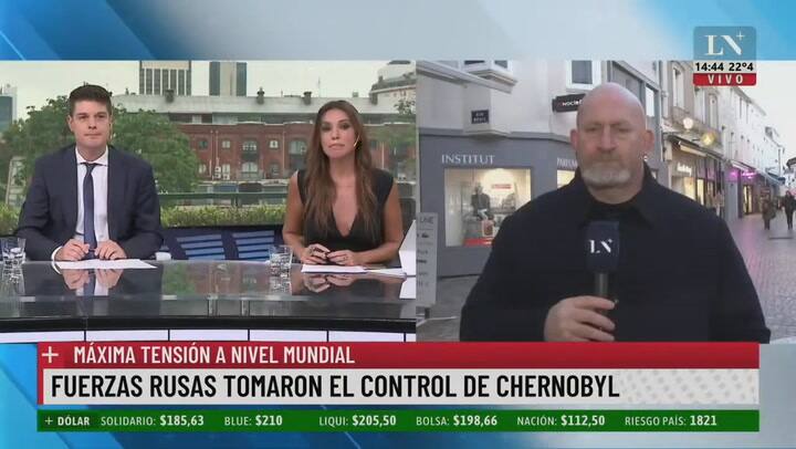 Fuerzas rusas tomaron el control de Chernobyl