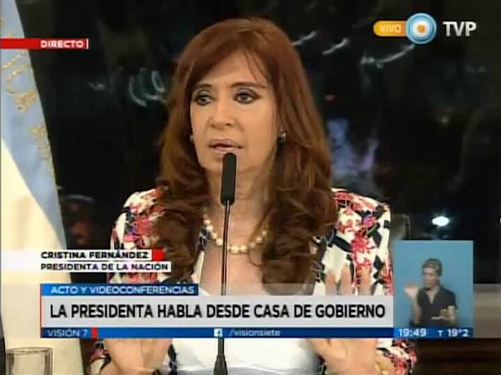 Cristina felicita a María Eugenia Vidal