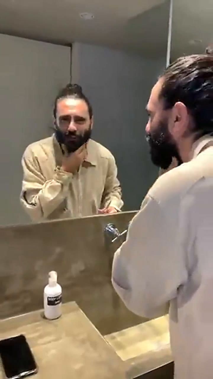 Juan Pablo Sorín cumplió su promesa y se afeitó la barba