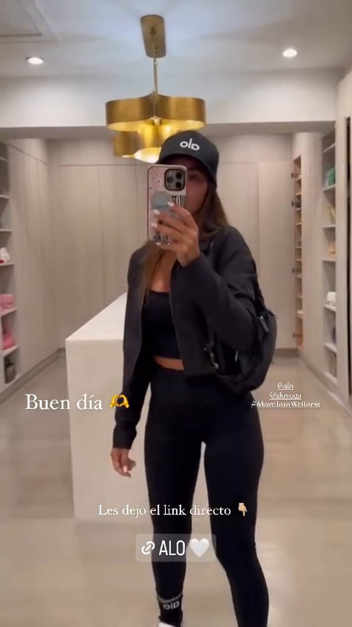 Anto Roccuzzo mostró su cómodo look deportivo para disfrutar del sábado
