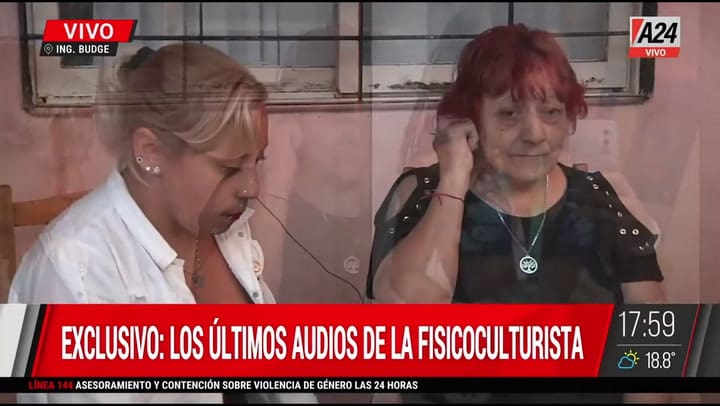 Los estremecedores audios que envió la fisicoculturista antes de morir en Brasil