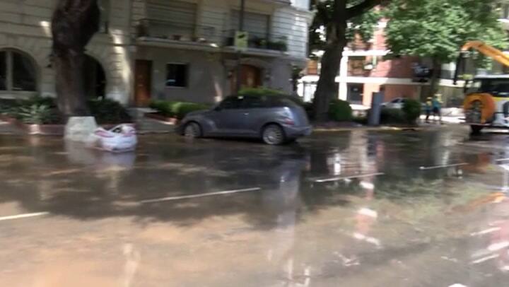 Se rompió un caño maestro de AYSA en la zona de Palermo