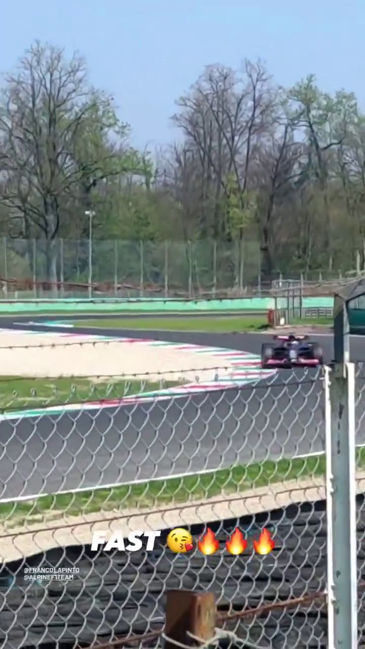 El ensayo de Franco Colapinto en Monza