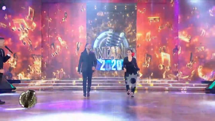 Cantando 2020. Ariel Pucheta no le escapó a la polémica con Rodrigo Tapari - Fuente: eltrece