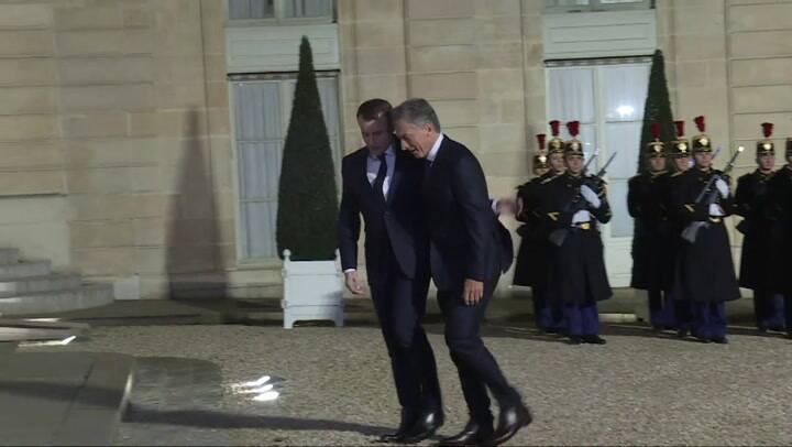 Macri y Macron se muestran 'favorables' a nuevas sanciones de la UE contra venezuela