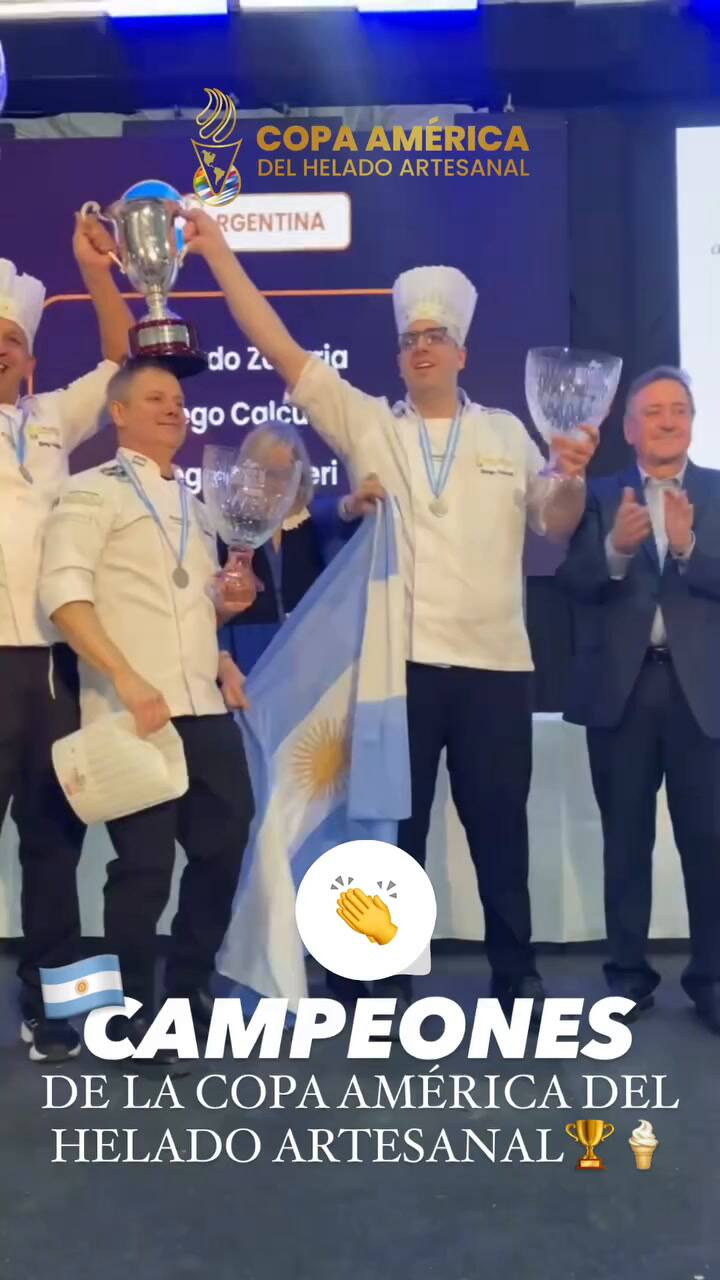 Orgullo nacional: el equipo argentino ganó la Copa América del Helado y estará en Italia 2026