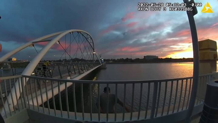 Bodycam muestra a policías de Arizona esperando mientras el hombre pide ayuda antes de ahogarse