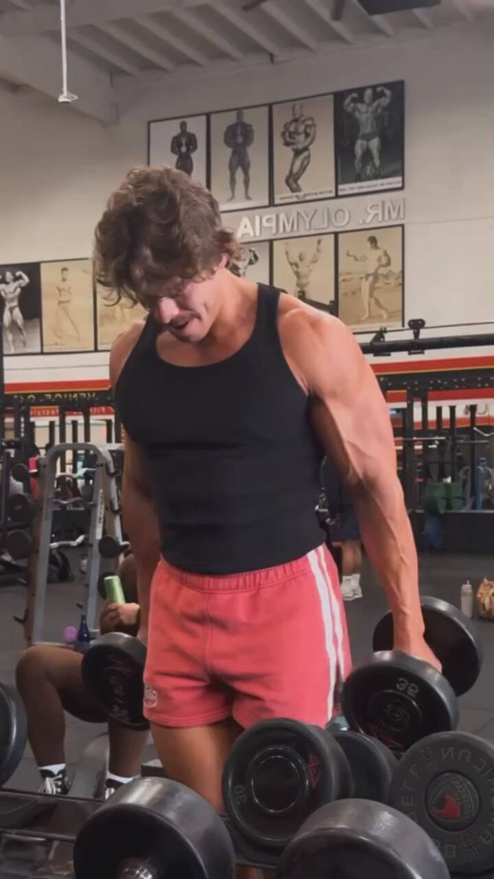 Joseph Baena y su rutina en el gimnasio