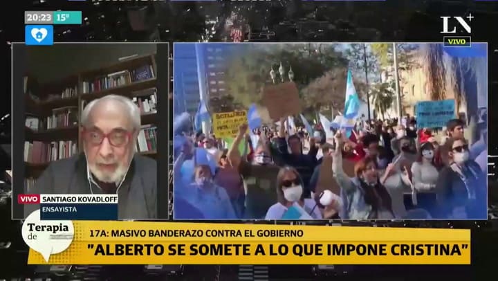 El desafío de Alberto Fernández después del 17A según Santiago Kovadloff
