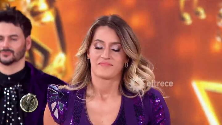 Cantando 2020. Mica Viciconte fue elegida por el público para continuar en el certamen - Fuente: elt