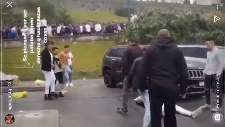 Ataque de un patovica en Mar del Plata - Fuente: Instagram