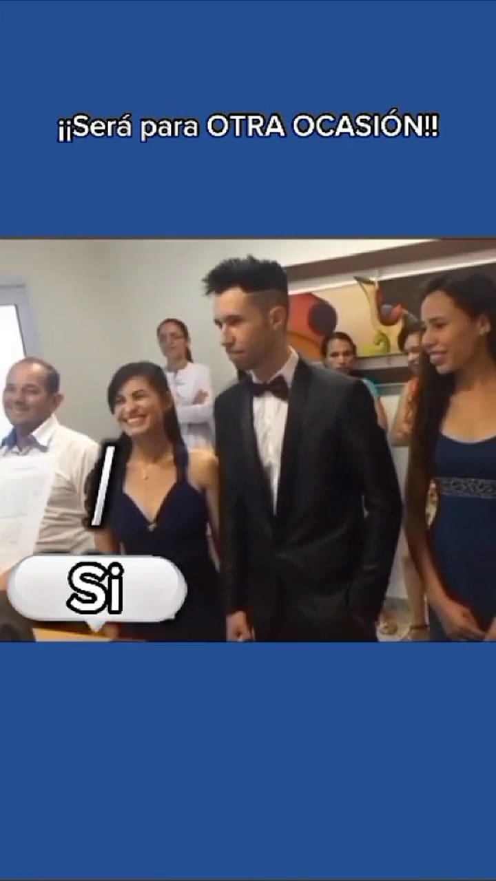 Novia bromea en boda civil y juez cancela su matrimonio: “agenden otra fecha”