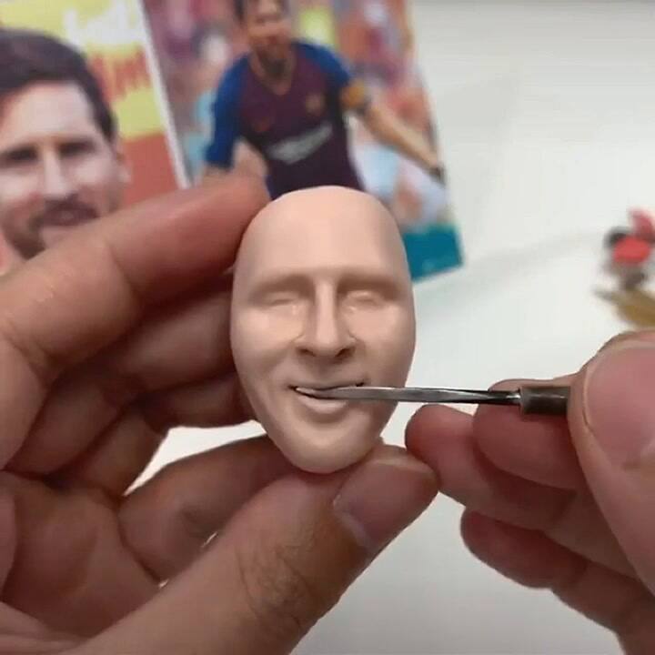 Miniatura 3D de Messi