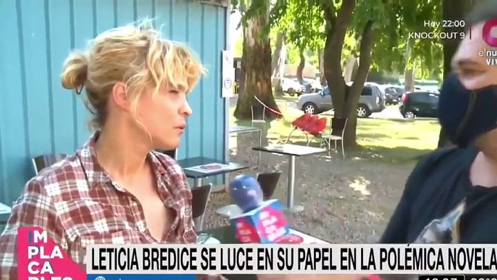Leticia Brédice confesó que no mira la novela que protagoniza