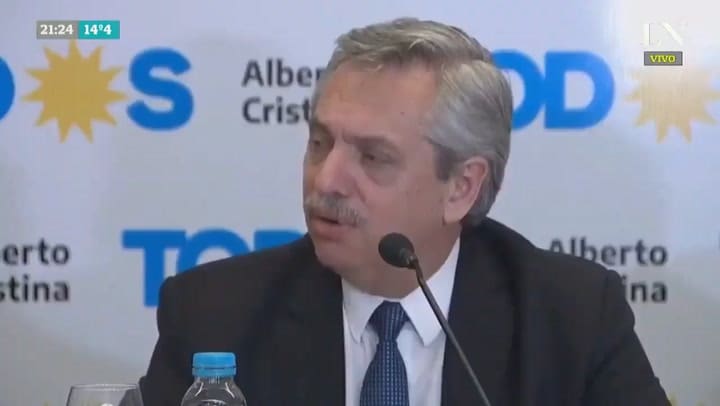 Alberto Fernández: 'Evitemos estar en las calles'
