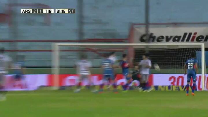 Curado anotó el 2-1