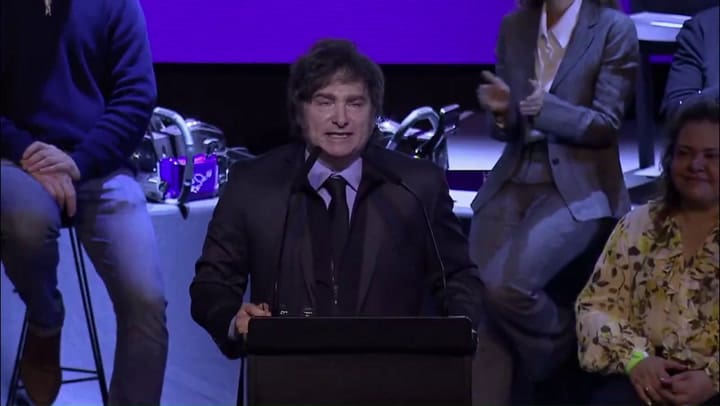 "Octubre será mucho mejor que septiembre": Milei desde el acto de LLA en Junín