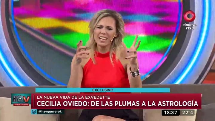 Cecilia Oviedo sobre la astrología - Fuente: el nueve