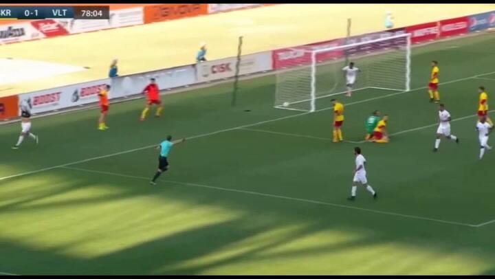 Santiago Malano convirtió un golazo en la final de la liga de Malta