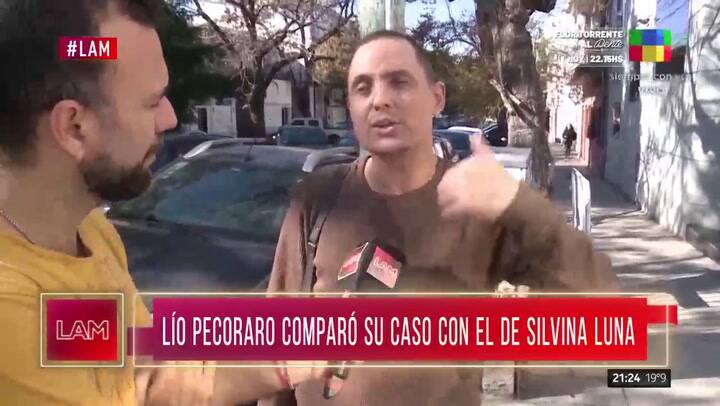 Lío Pecoraro se emocionó en un móvil de LAM (América)