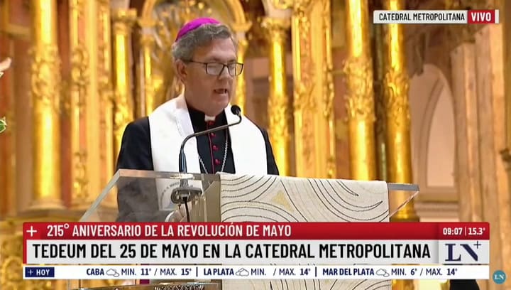 El discurso del arzobispo García Cuerva