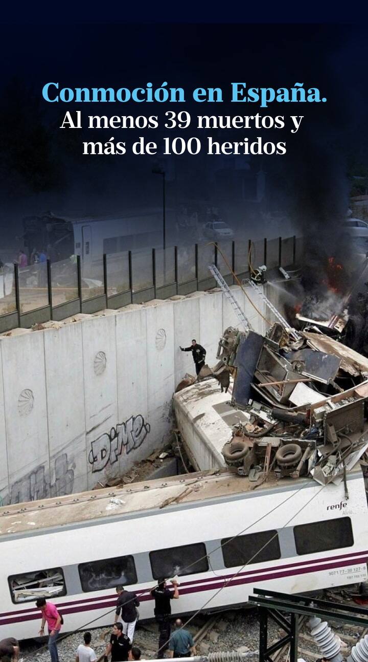 Conmoción en España: al menos 39 muertos tras un choque de trenes
