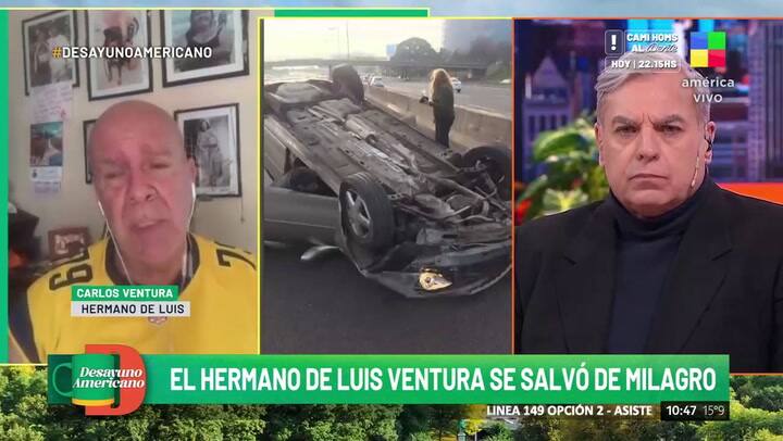 Carlos Ventura habló sobre su charla con la mujer que lo chocó