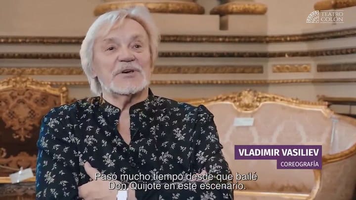 Don Quijote llega al Colón de la mano de Vasiliev - Fuente: Teatro Colón