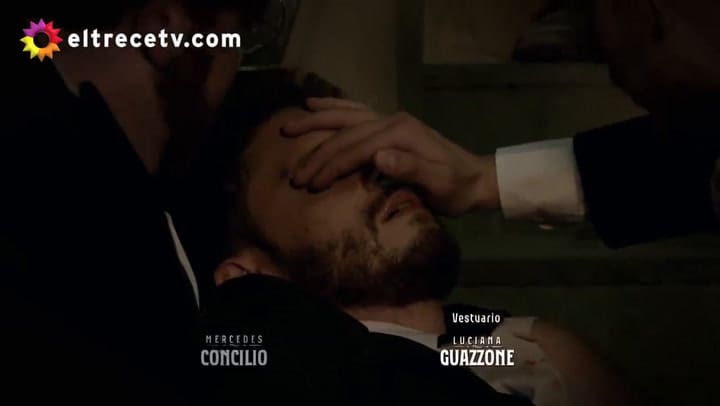 Malena Sánchez en una fuerte escena de ATAV - Fuente: Eltrece