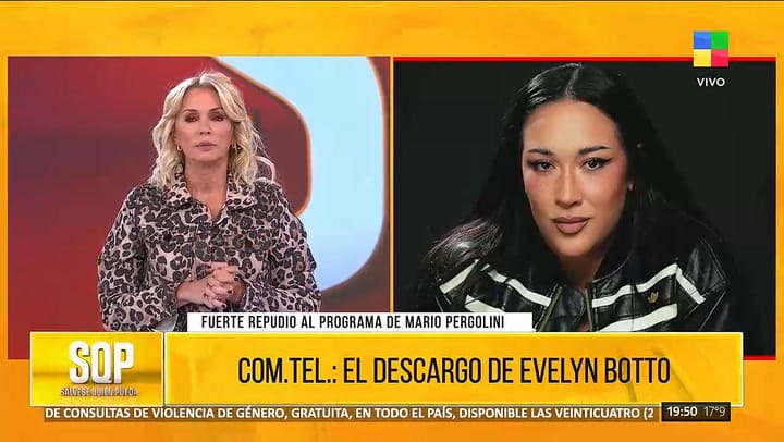 Evelyn Botto rompió el silencio tras su polémico comentario en Otro día perdido