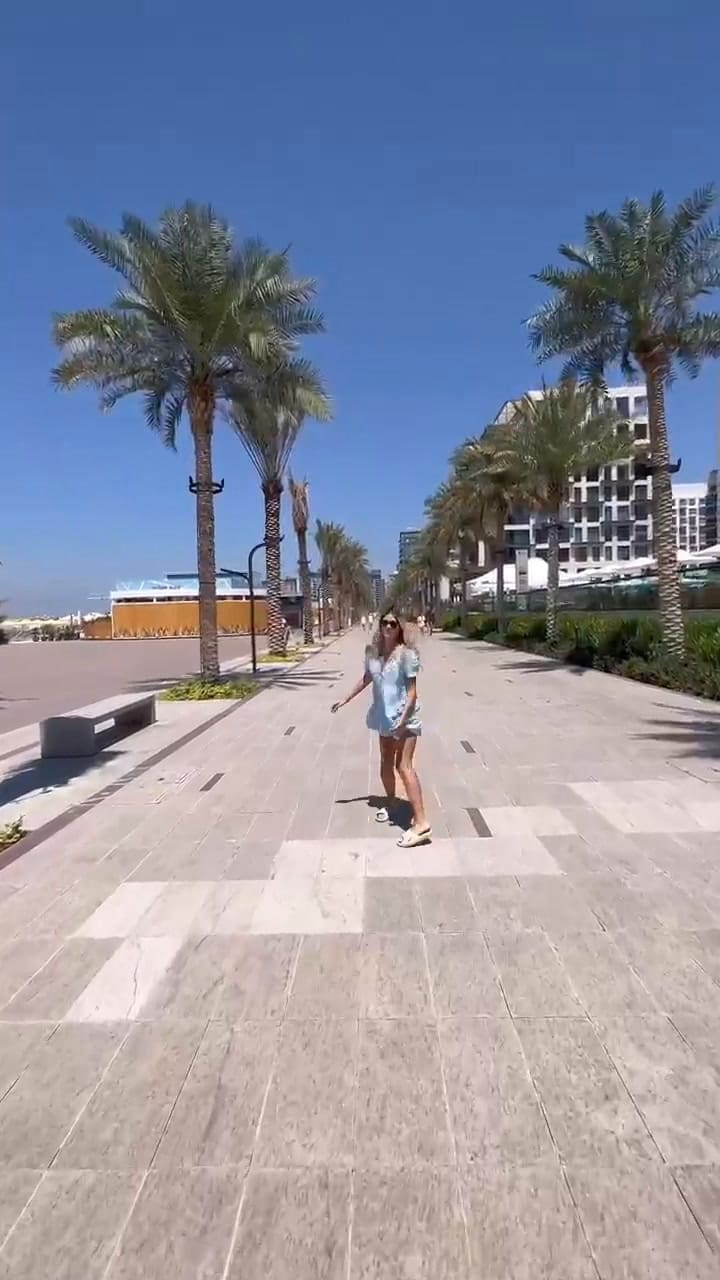 Hernán Crespo y su novia Antonella Silguero en Dubai