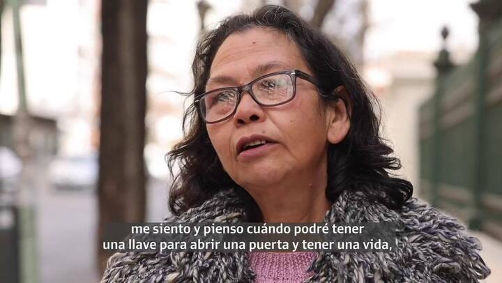 María: 'yo no soy de la calle, estoy en la calle, y quiero salir'