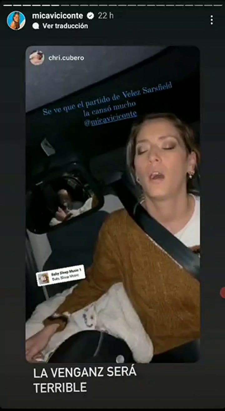 El divertido video de Mica Viciconte