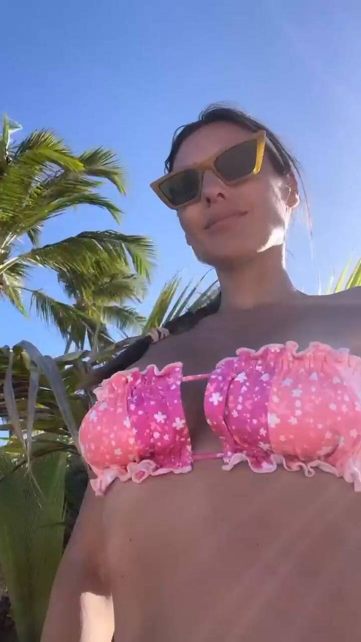 El video que compartió Pampita de sus vacaciones (Video: IG @pampitaoficial)