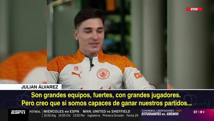 Julián ÁLvarez Brilló En Su Primera Entrevista En Inglés Y Provocó Elogios A Su Profesora, Sara Duque “¡Lo Rápido Que Aprendió!” - Infobae