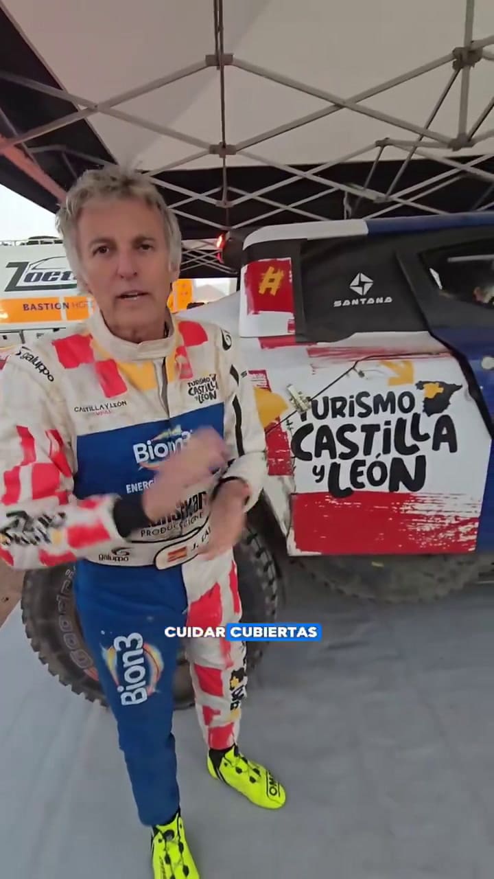 El piloto español Jesús Calleja ocupó el puesto 26 en la tabla general antes de su retiro