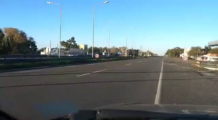Maipú: pusieron dos carteles con velocidades máximas diferentes - Fuente: Youtube