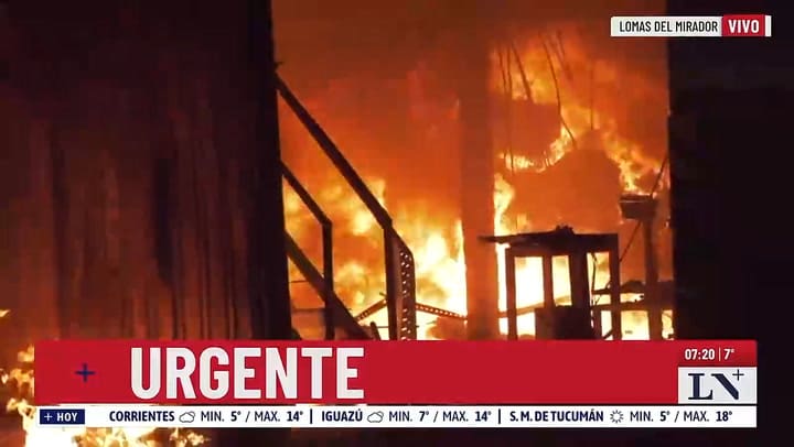 Incendio Panalera