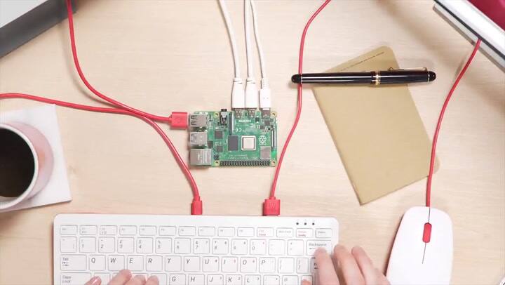 Así es la Raspberry Pi 4 modelo B - Fuente: YouTube