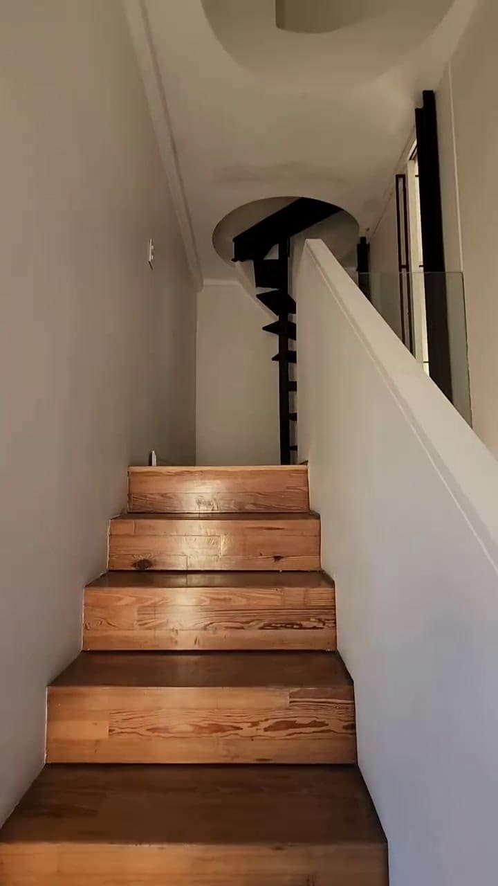 Adriana en uno de sus típicos recorridos